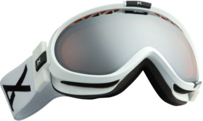 Frame: White, Lens: Silver