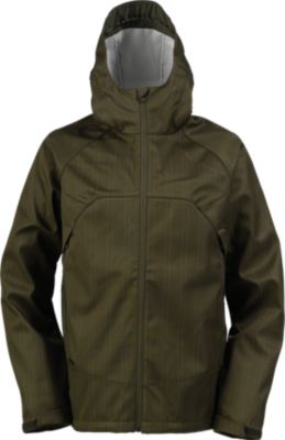 Trench Green/ Curacao Pinstripe 