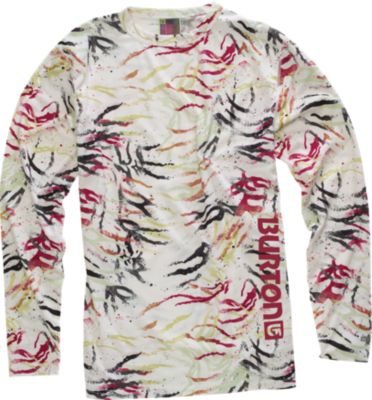 Bright White Fruity Tiger Print