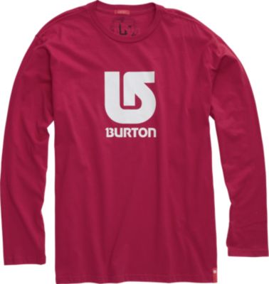 Burton Logo Vertical Long Sleeve Tee
