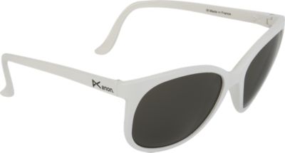 Frame: White, Lens: Gray
