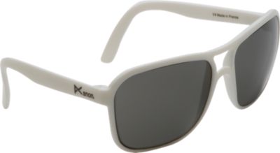 Frame: White, Lens: Gray