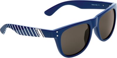 Frame: Navy & White Stripes, Lens: gray
