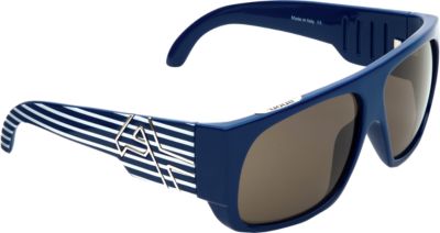 Frame: Navy & White Stripes, Lens: gray