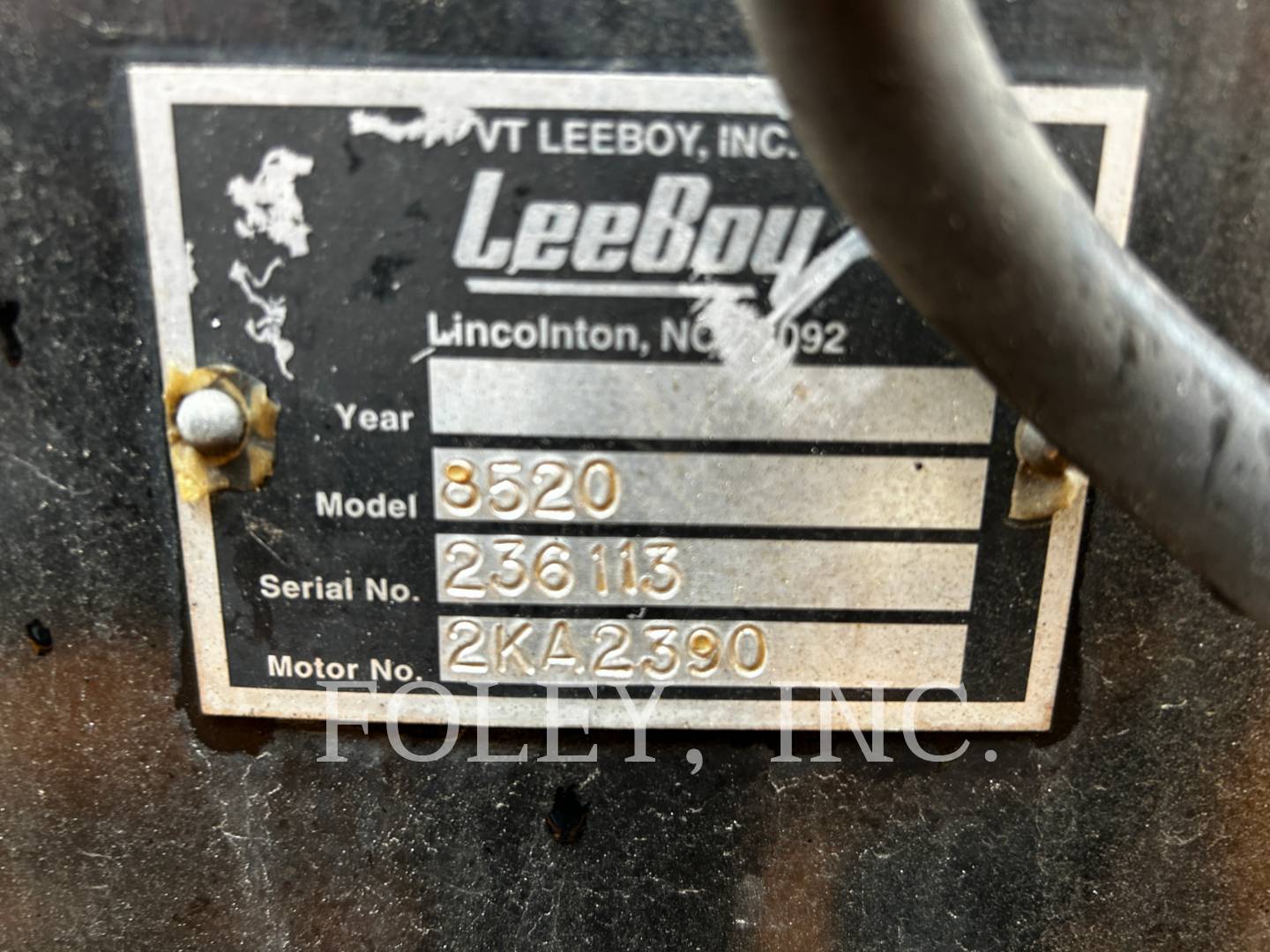 Photo of a  Leeboy 8520