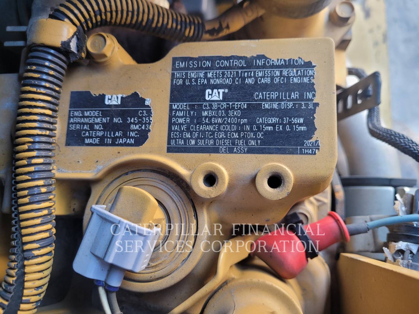 2021 CAT 289D3 - EMISSIONS_PLATE