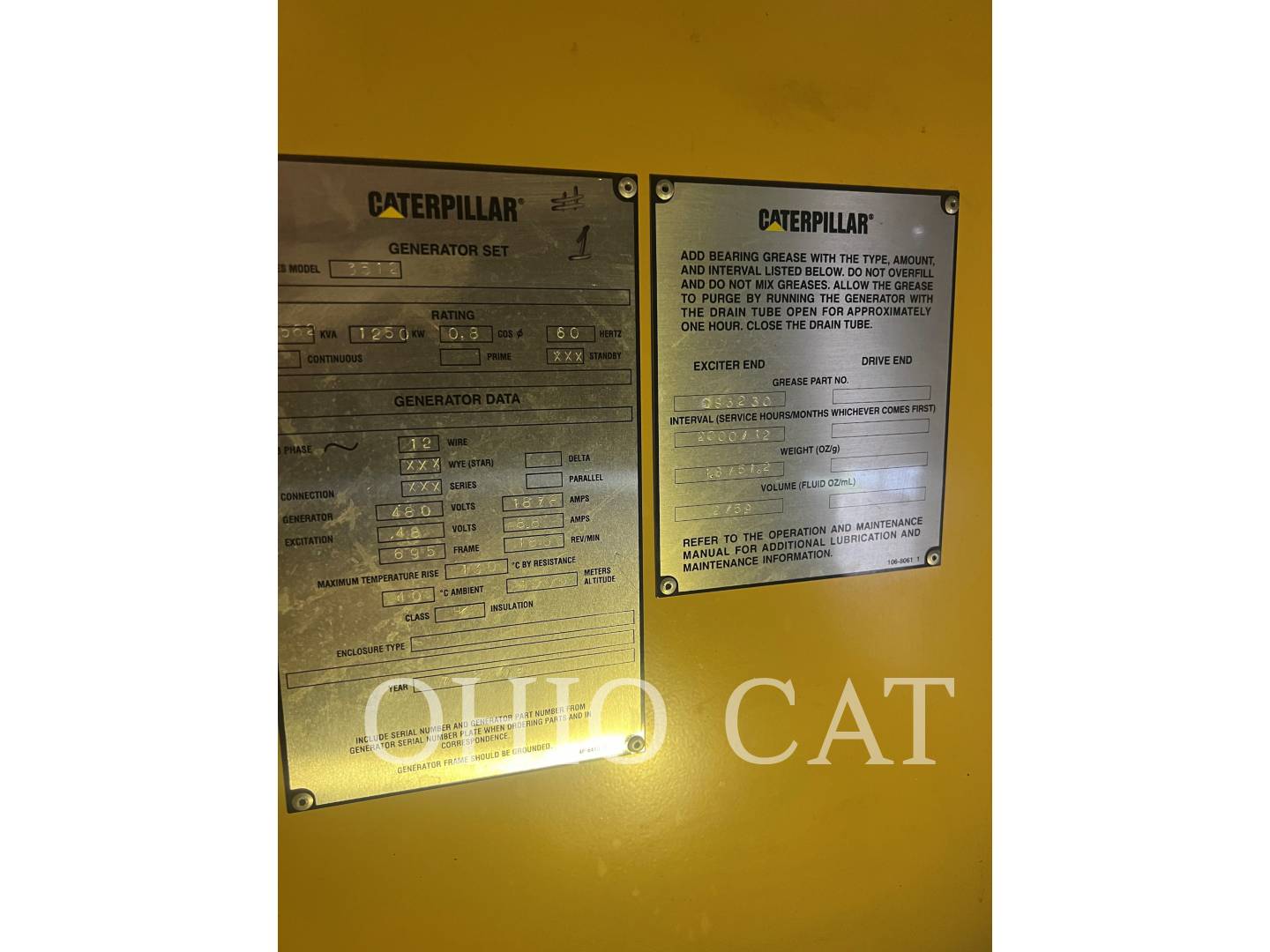 2001 CAT 3512 - ENGINE