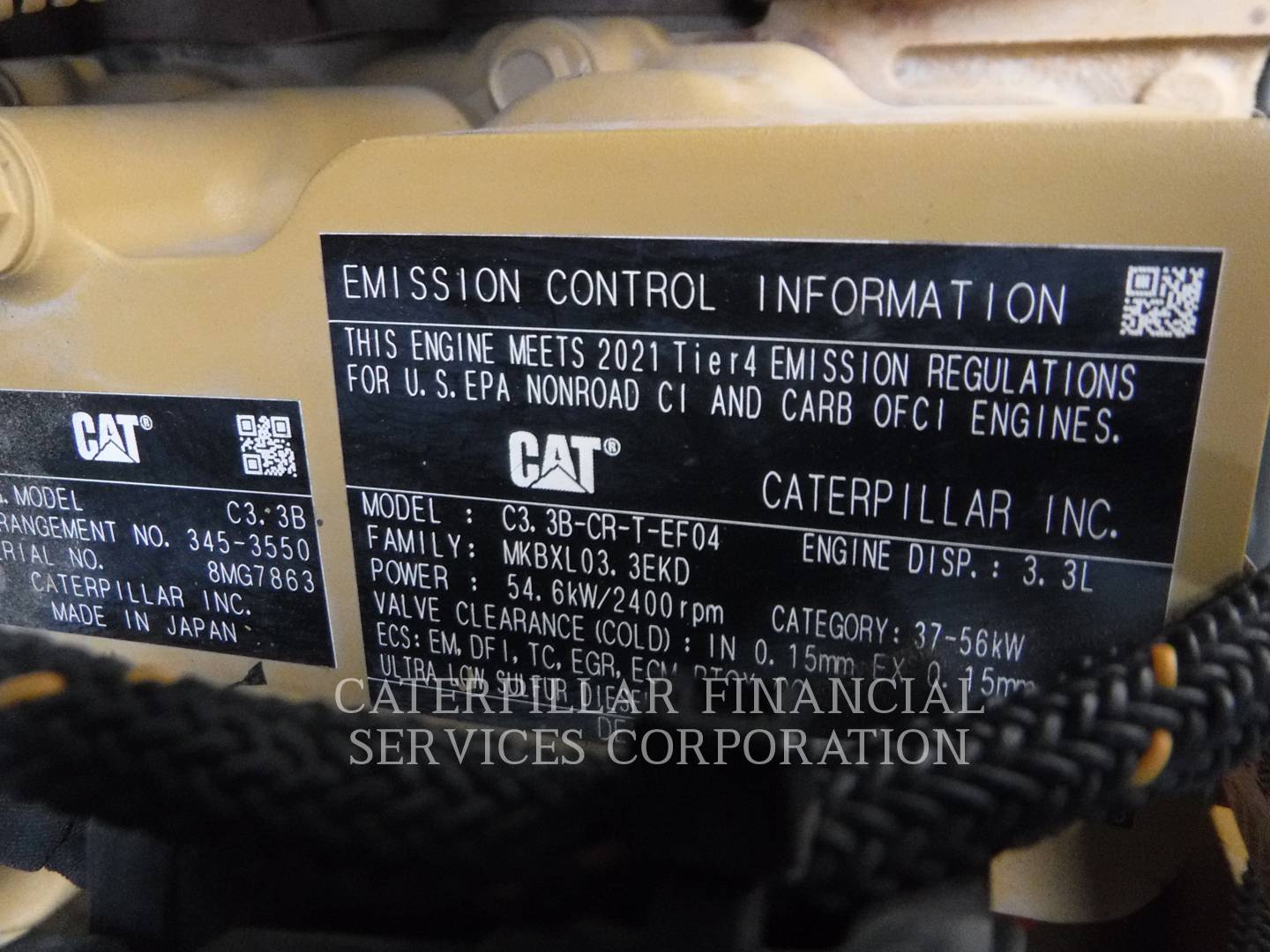 2021 CAT 259D3 - EMISSIONS_PLATE