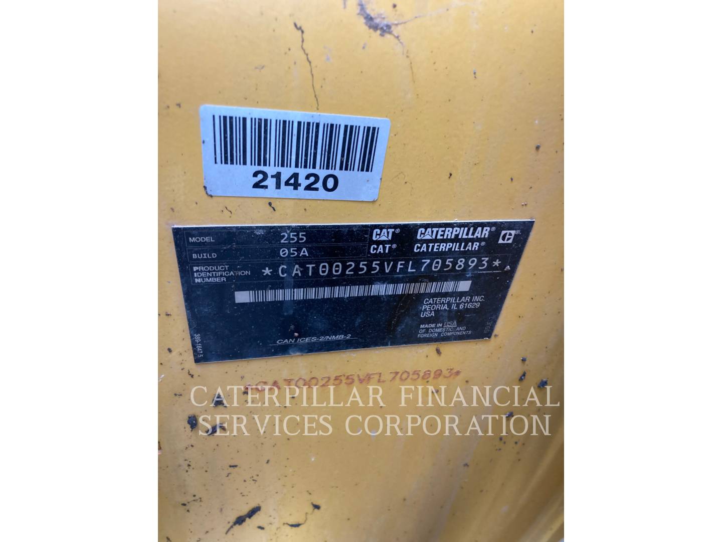 2025 CAT 255-05 - ENGINE