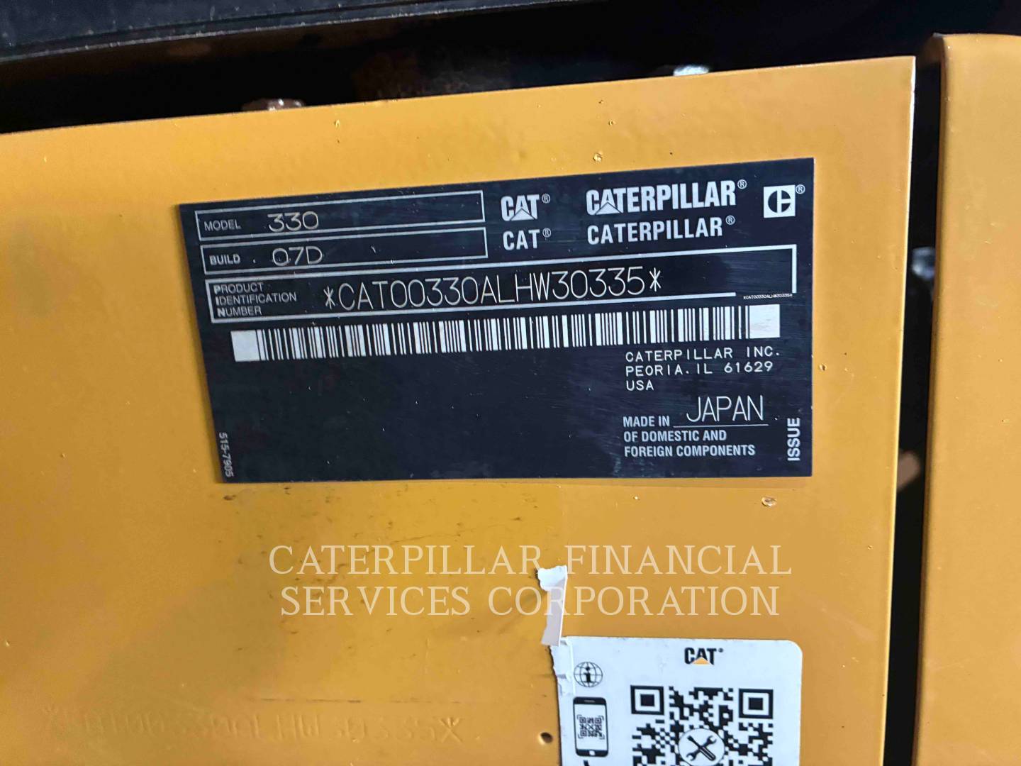 2023 CAT 33007 - ENGINE