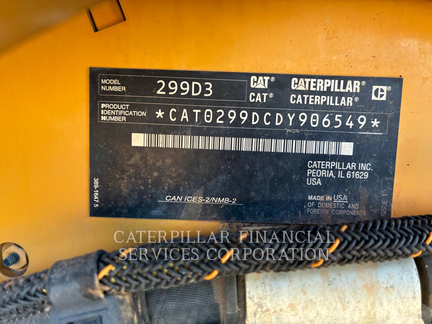 2022 CAT 299D3 - FORKS & BUCKET - ENGINE