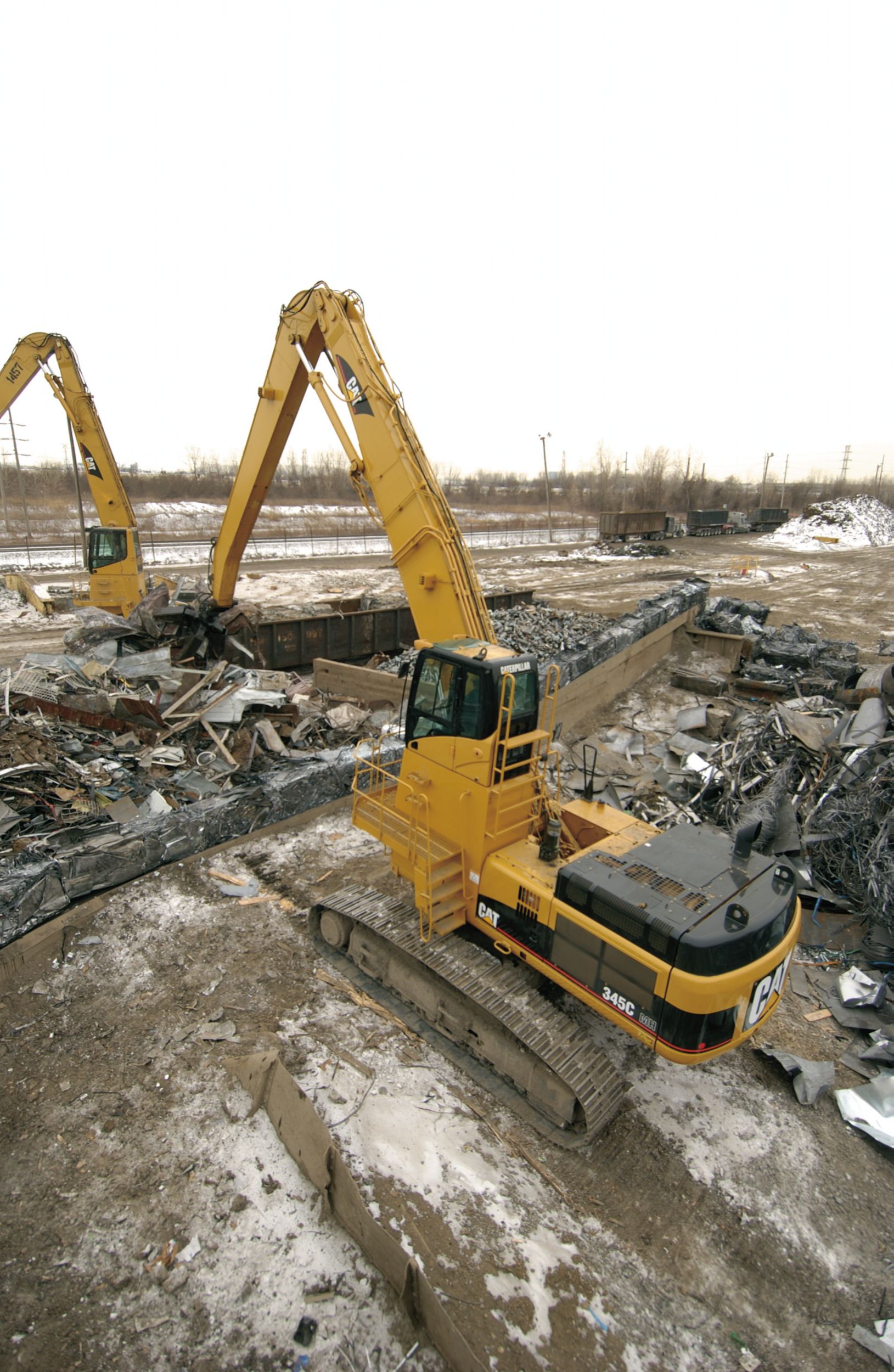 Cat 345C MH Material Handler Caterpillar