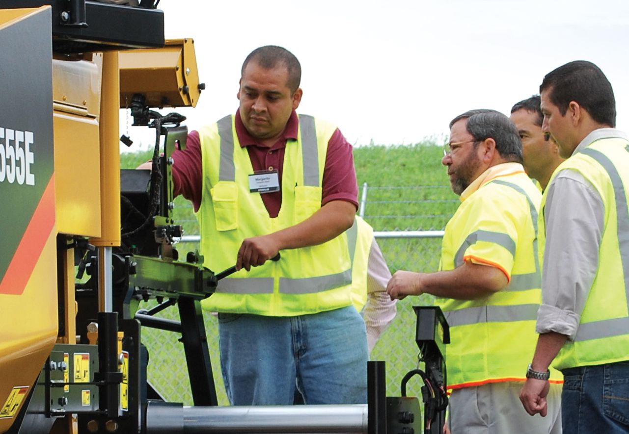 A hands-on training session