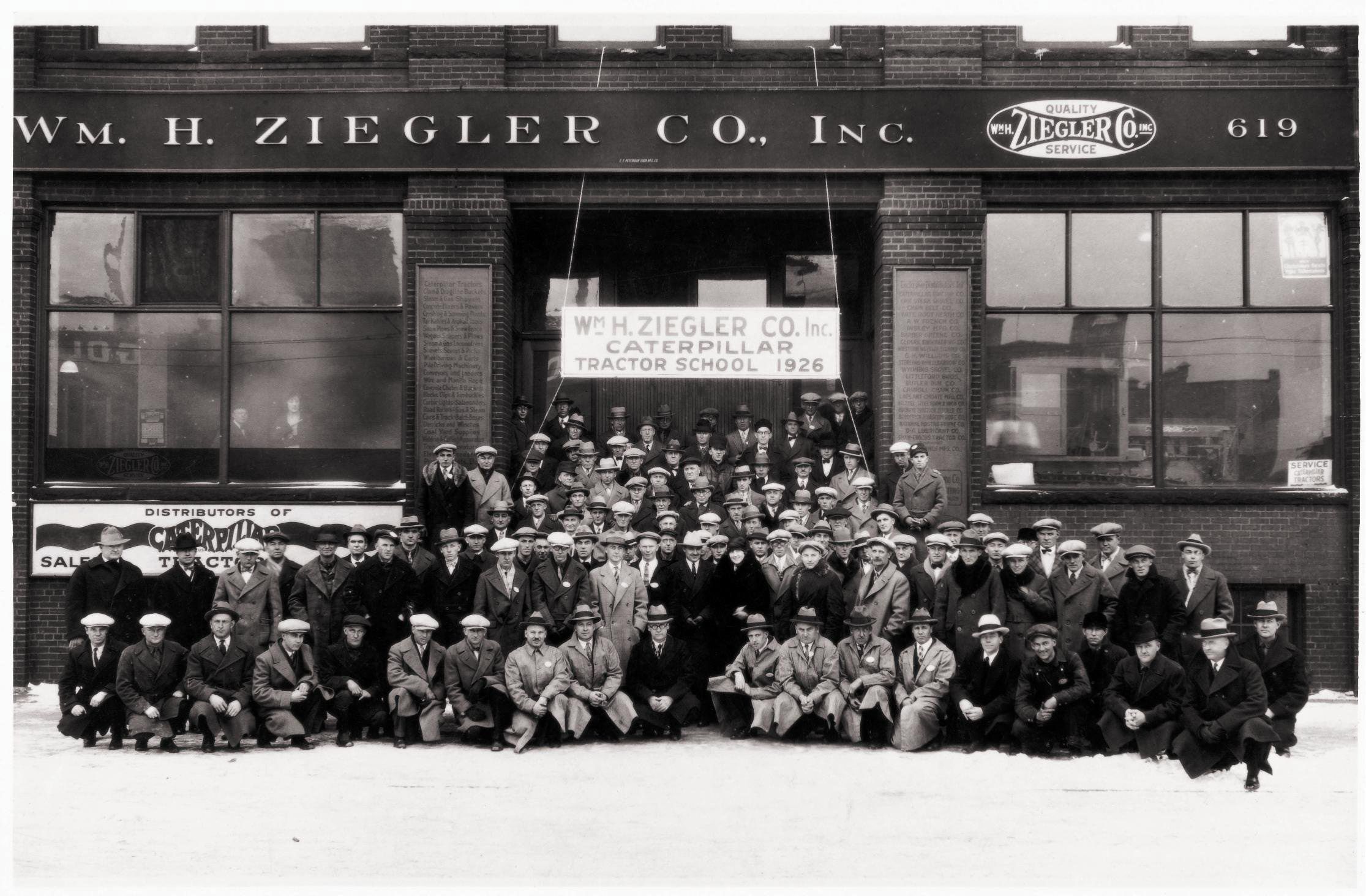 Cat® dealer Ziegler in 1926