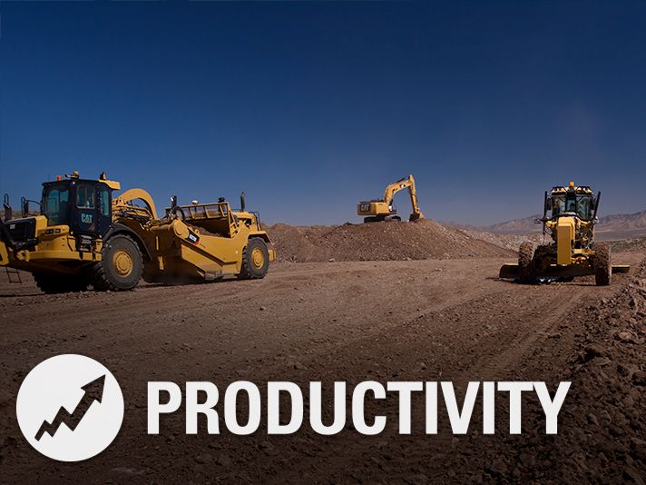 Cat® Connect Productivity Image with Icon