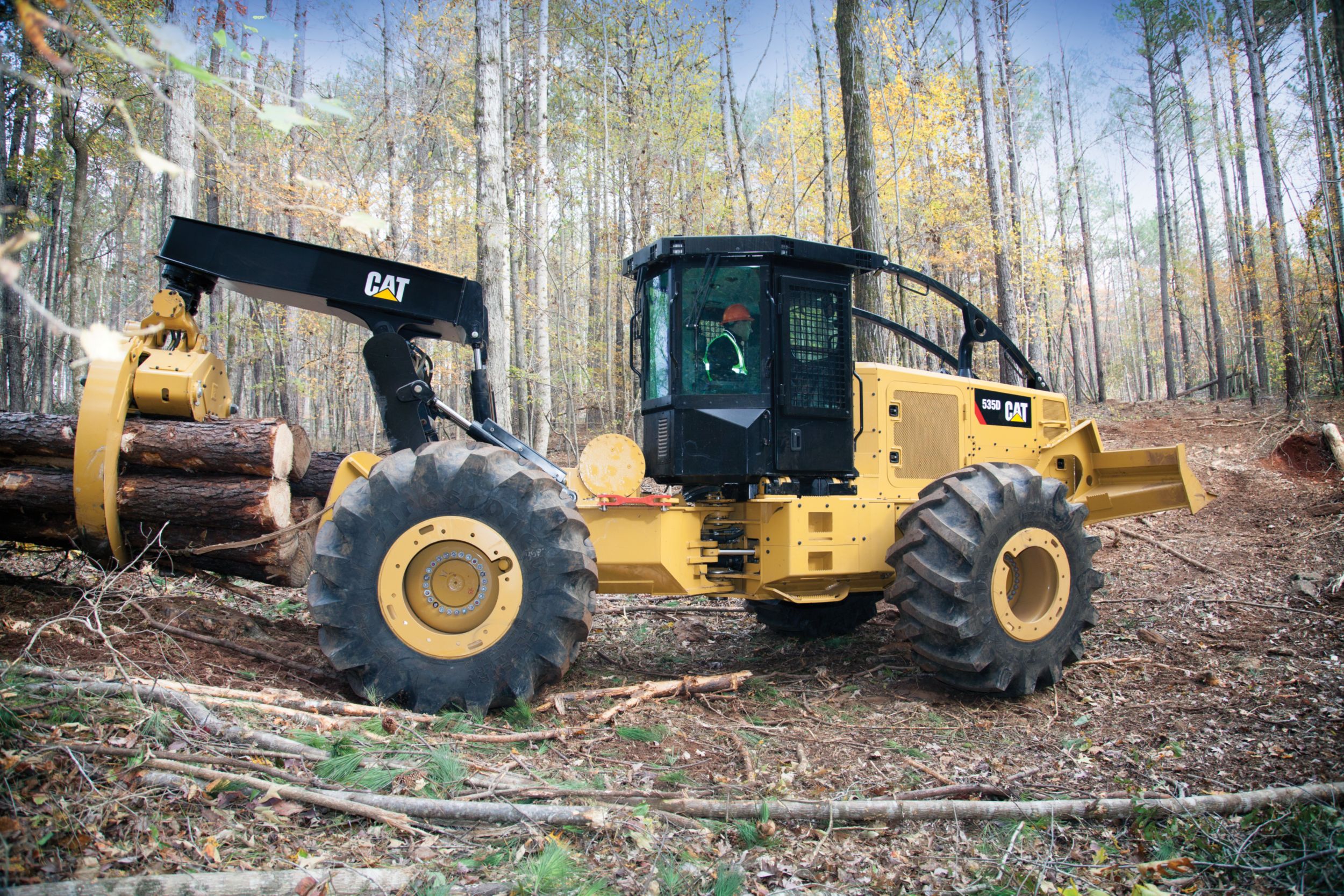 New 525D Wheel Skidder Skidders For Sale | Carter Machinery