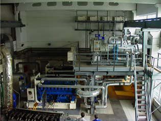 FG Wilson generator plant room photograph