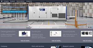 FG Wilson dealerships example website screenshot