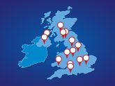 Map of FG Wilson dealers in the United Kingdom and Ireland