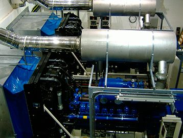 Roof installed exhaust system