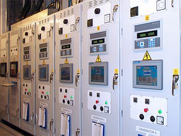 Specialised control system installed in a generator set control room