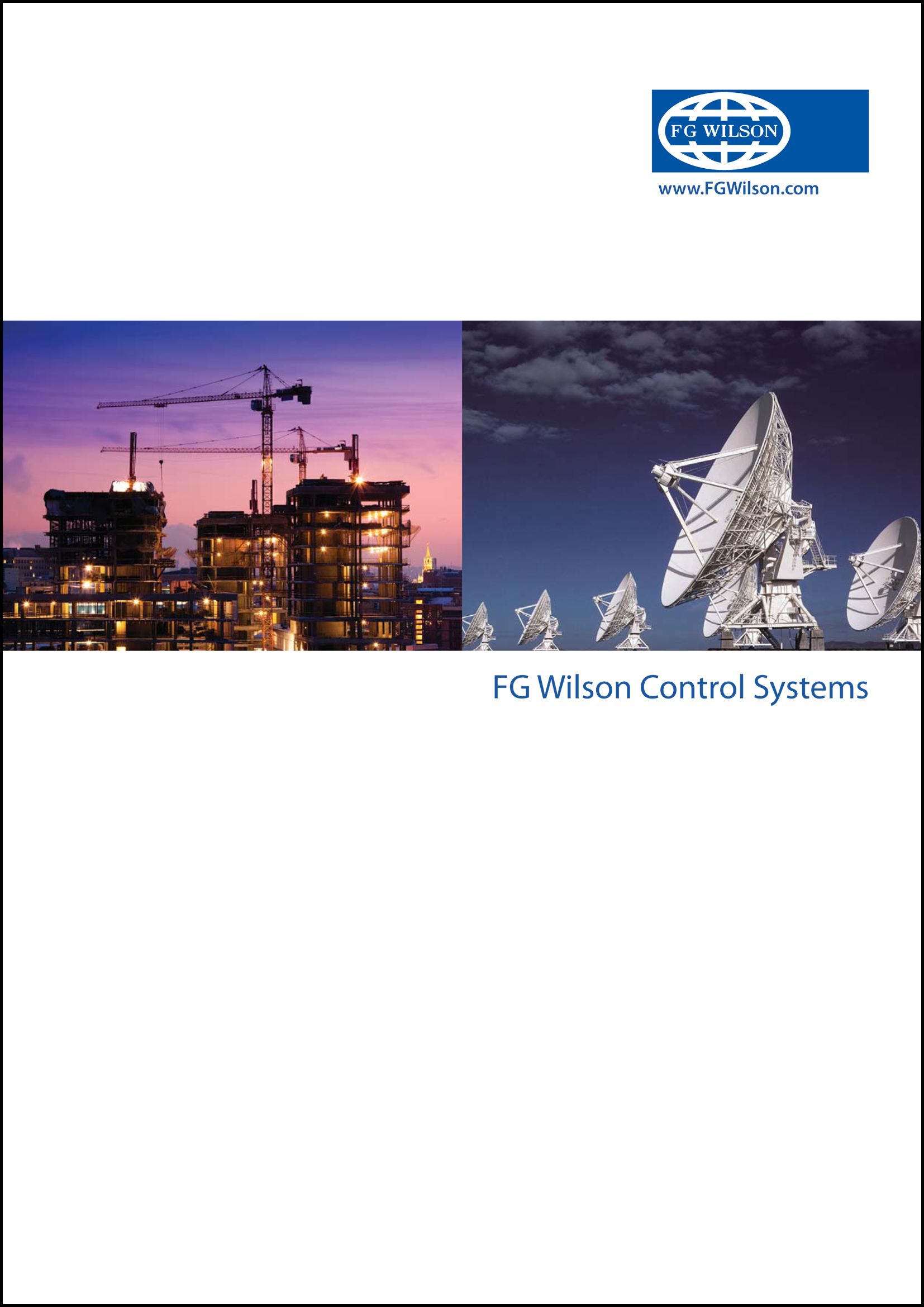 FG Wilson Control Systems Brochure Cover
