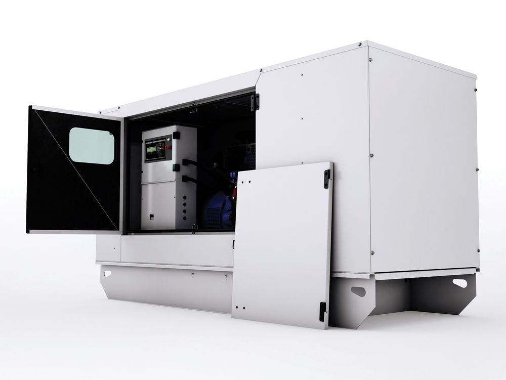 Enceinte CALG, porte ouverte, 24-220 kVA
