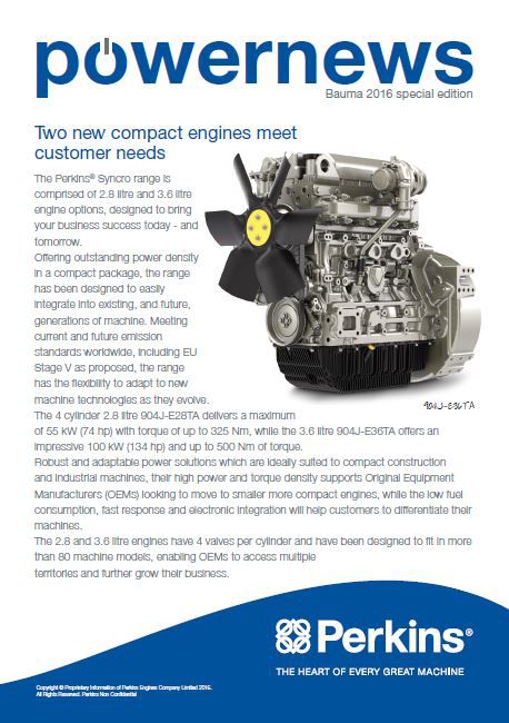 Powernews Bauma Special Edition - Front cover