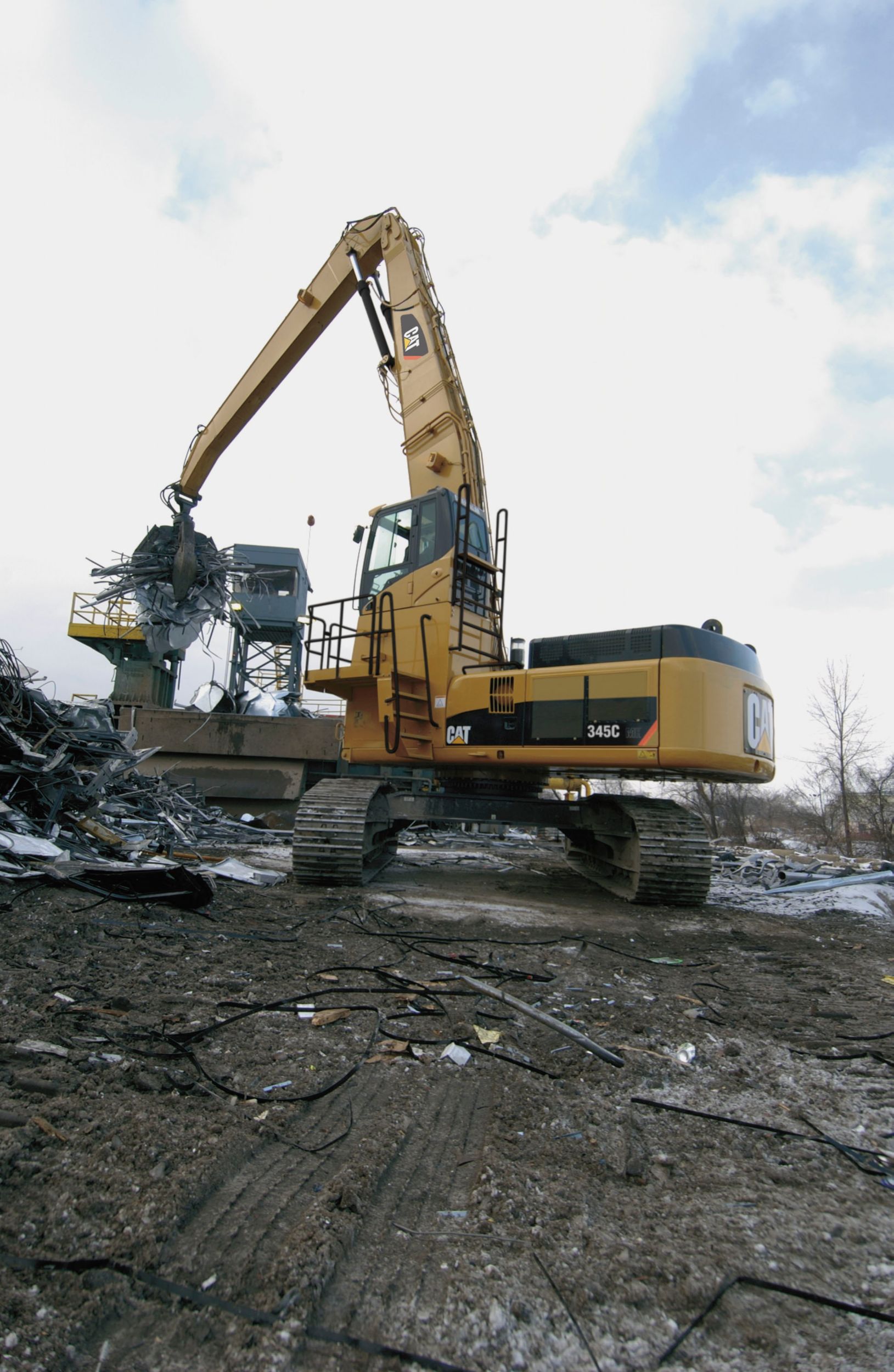 Cat 345C MH Material Handler Caterpillar