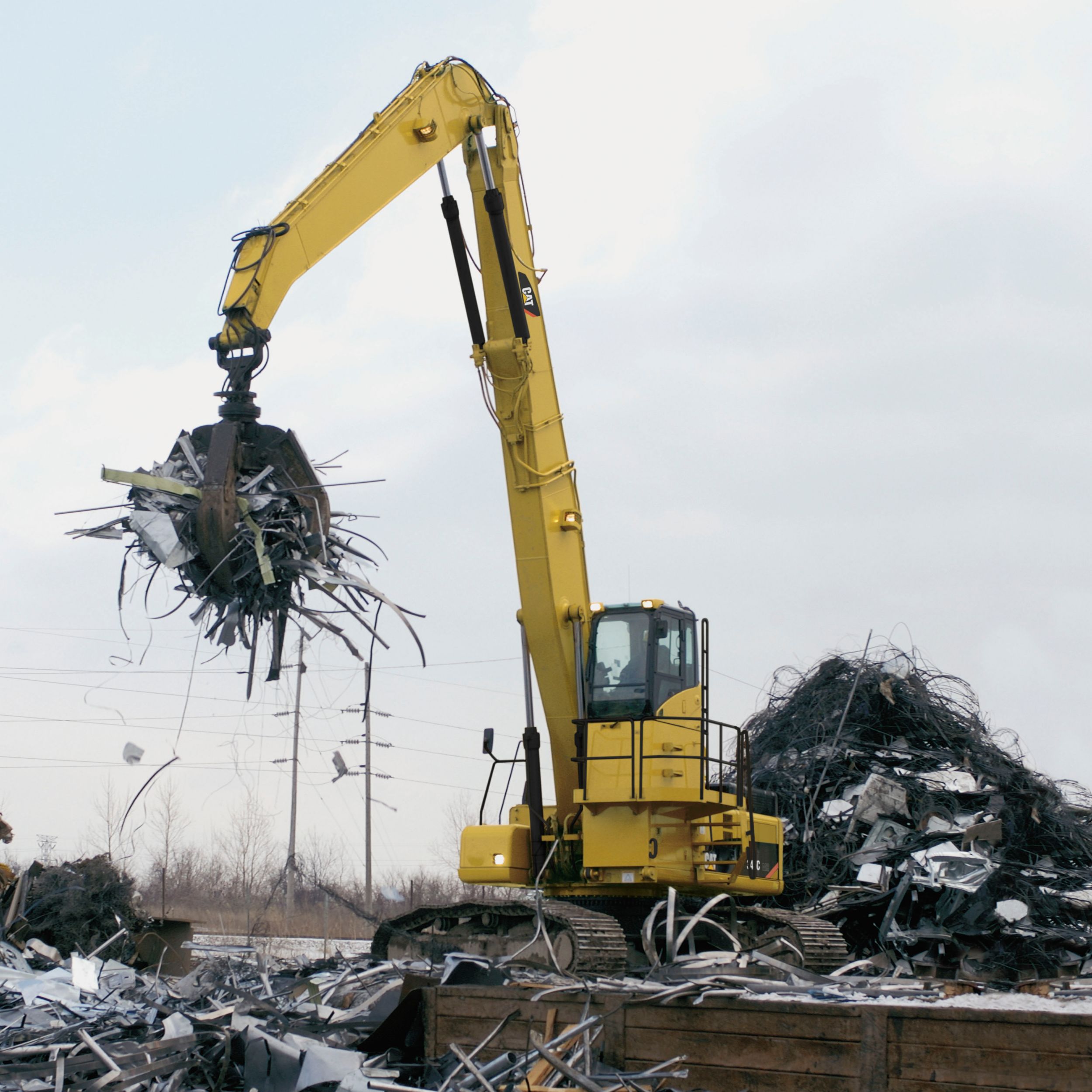 Cat 345C MH Material Handler Caterpillar