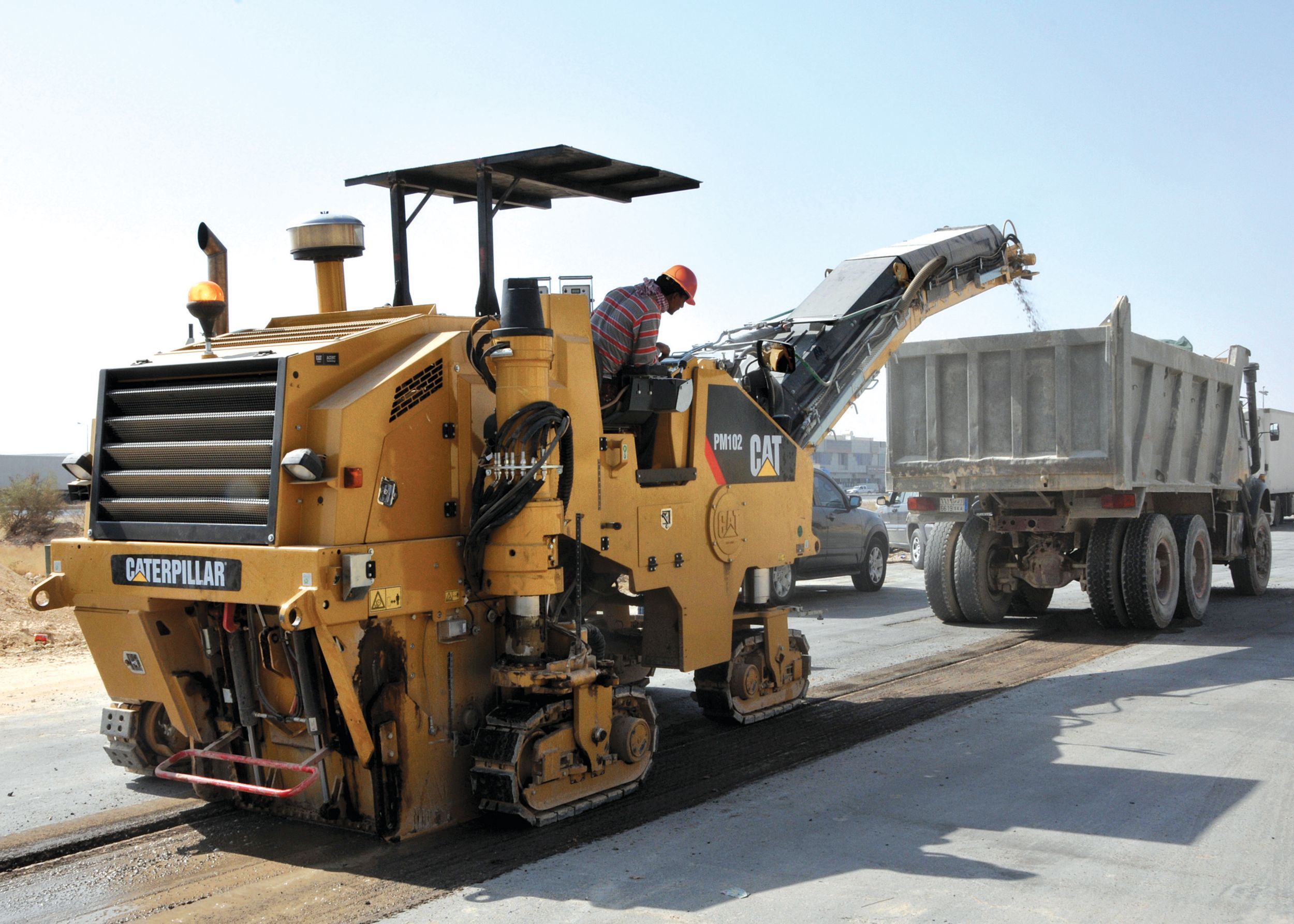 A Cat PM102 Cold Planer