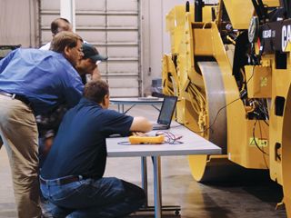 Caterpillar offers training and consulting services