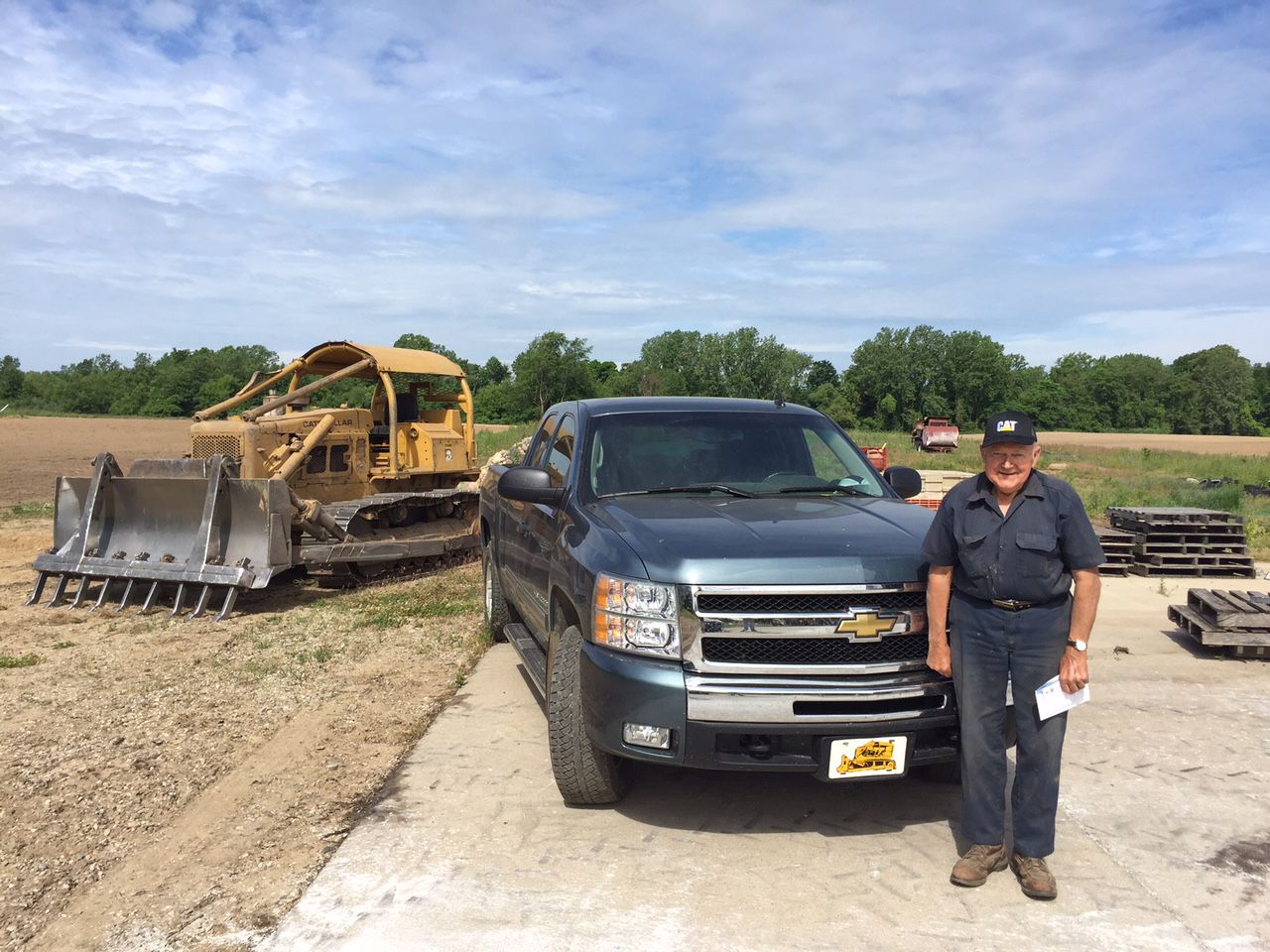 Henry Schinske of Henry’s Custom Dozer Service is coming up on his 60th anniversary of operating Cat<sup>®</sup> dozers .