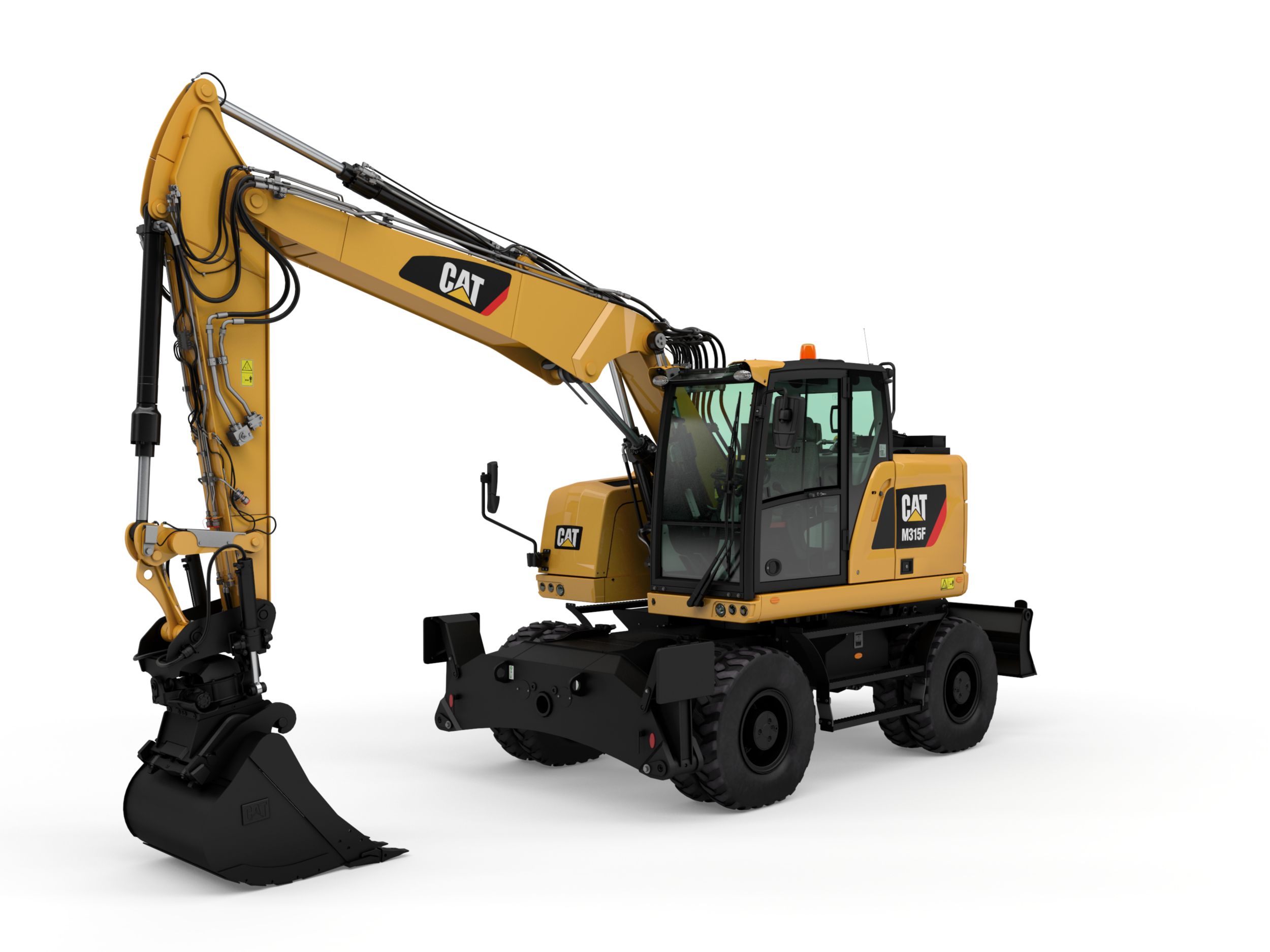 bruder cat wheel excavator