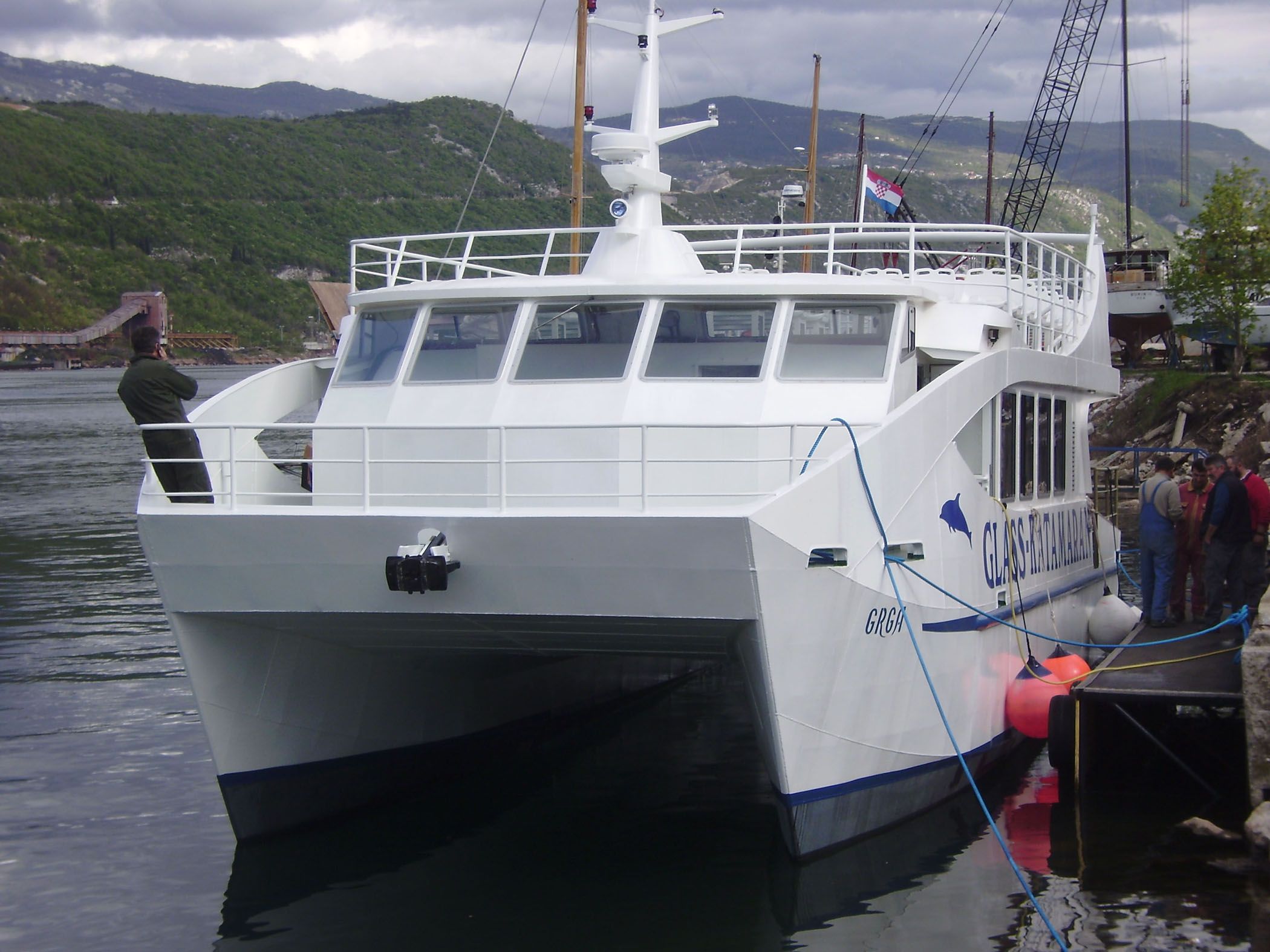 Perkins M185C engines power Croatian water taxi