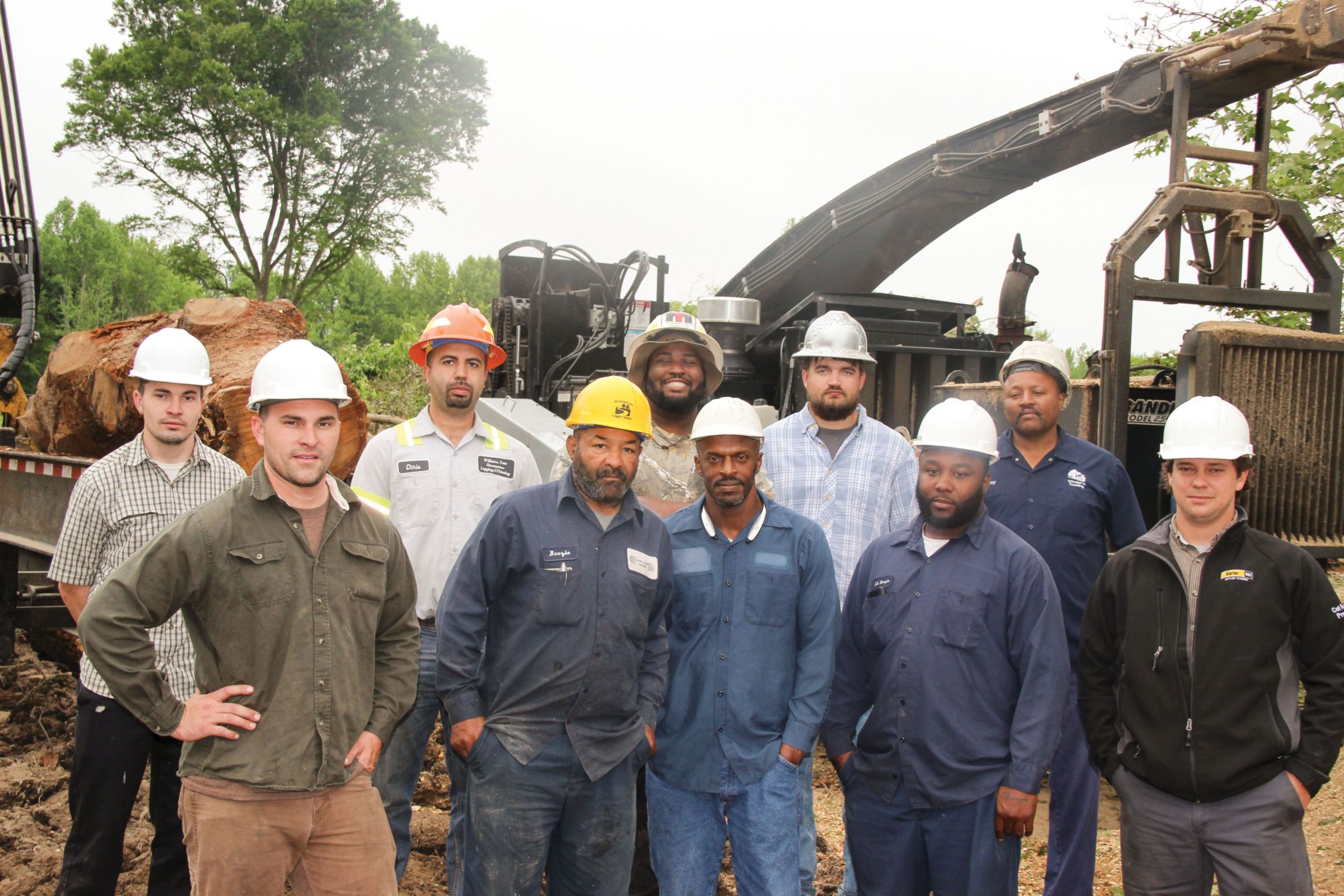 Front row, left to right: Kurt Dunn, James Harvey, Sr., Courtney Duncan, James Harvey, Jr., Hunter Williams; back row, left to right: Johnny Dunn, Chris Fergusson, Kenny Baylor, Brent Berngquist, Tony Winston 