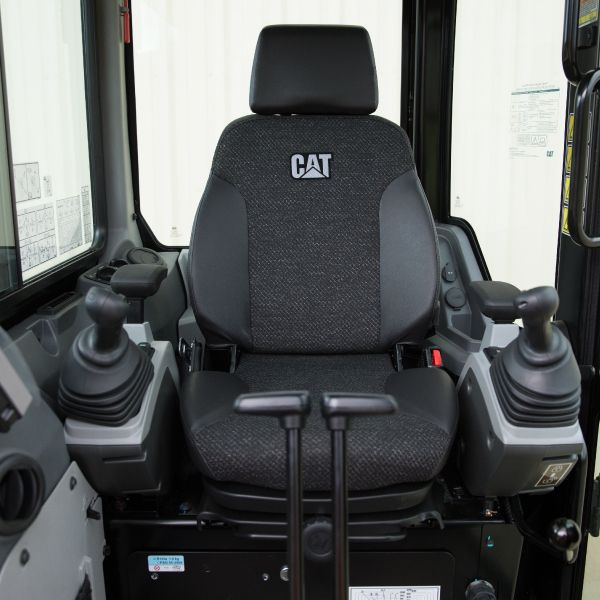 Cat Mini Excavator with Variable Angle Boom Caterpillar