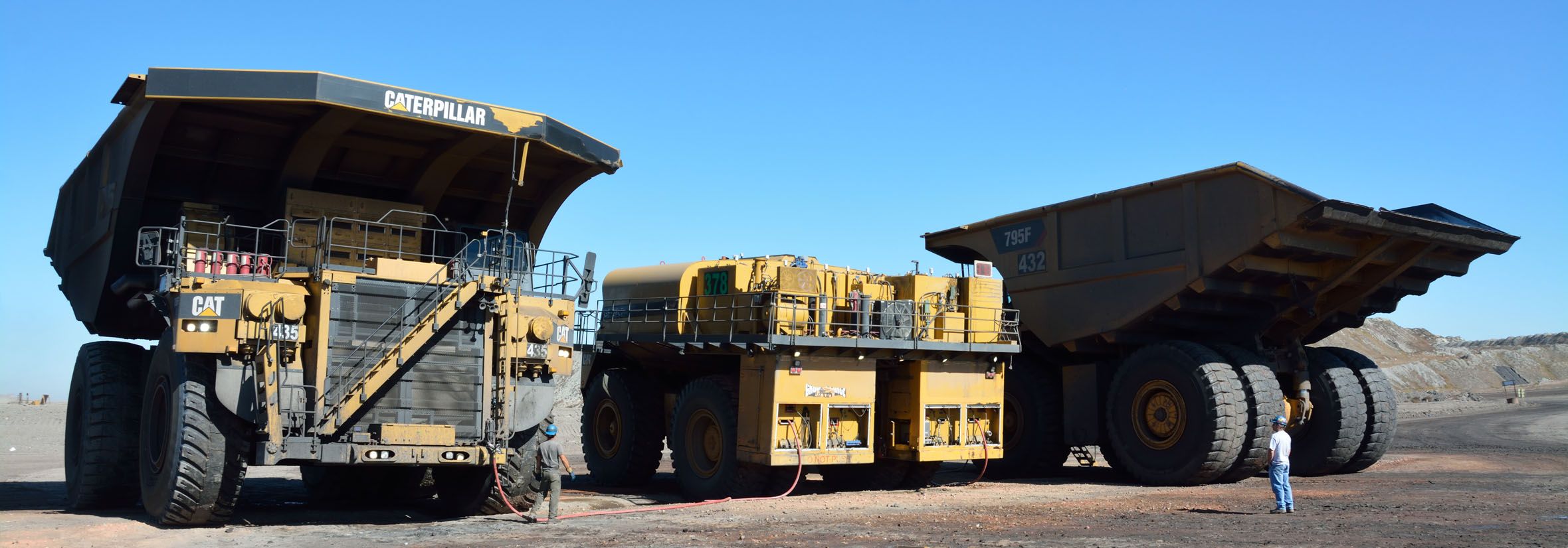 Cat | Cat® Based Ground Force Trucks Support Black Thunder Mine