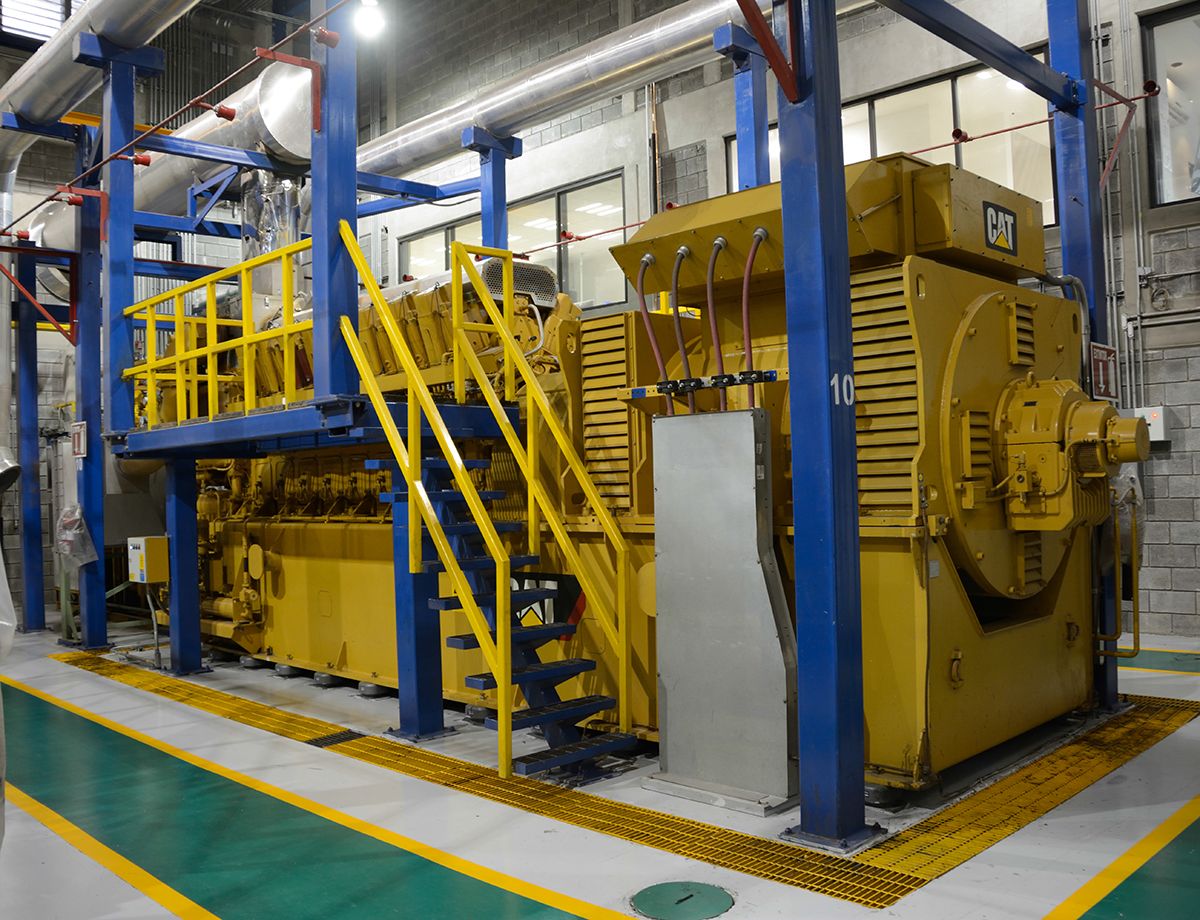 40 Cat® CG260-16 generator sets produce 160 MW of power for four separate plants at AHMSA.