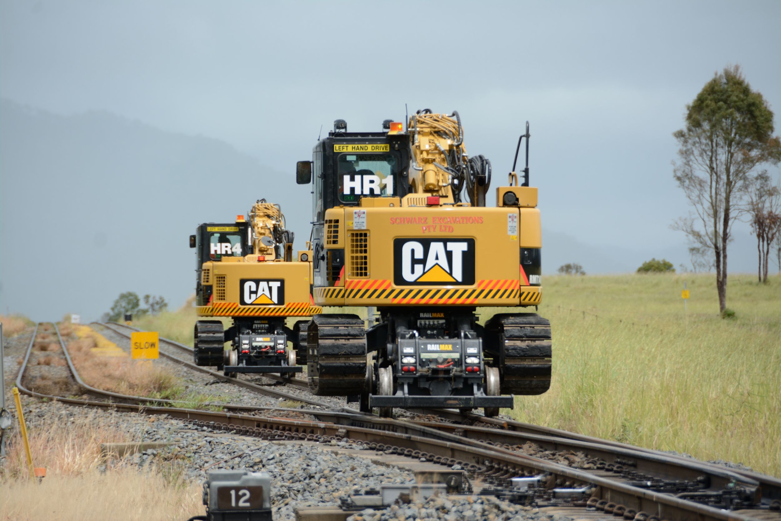 caterpillar train track