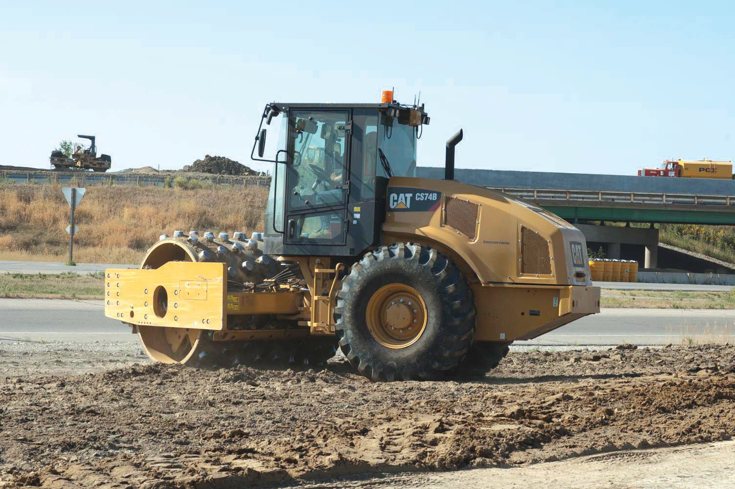 The on-off ramp in Altoona proved a great testing ground for Intelligent Compaction and MDP. 