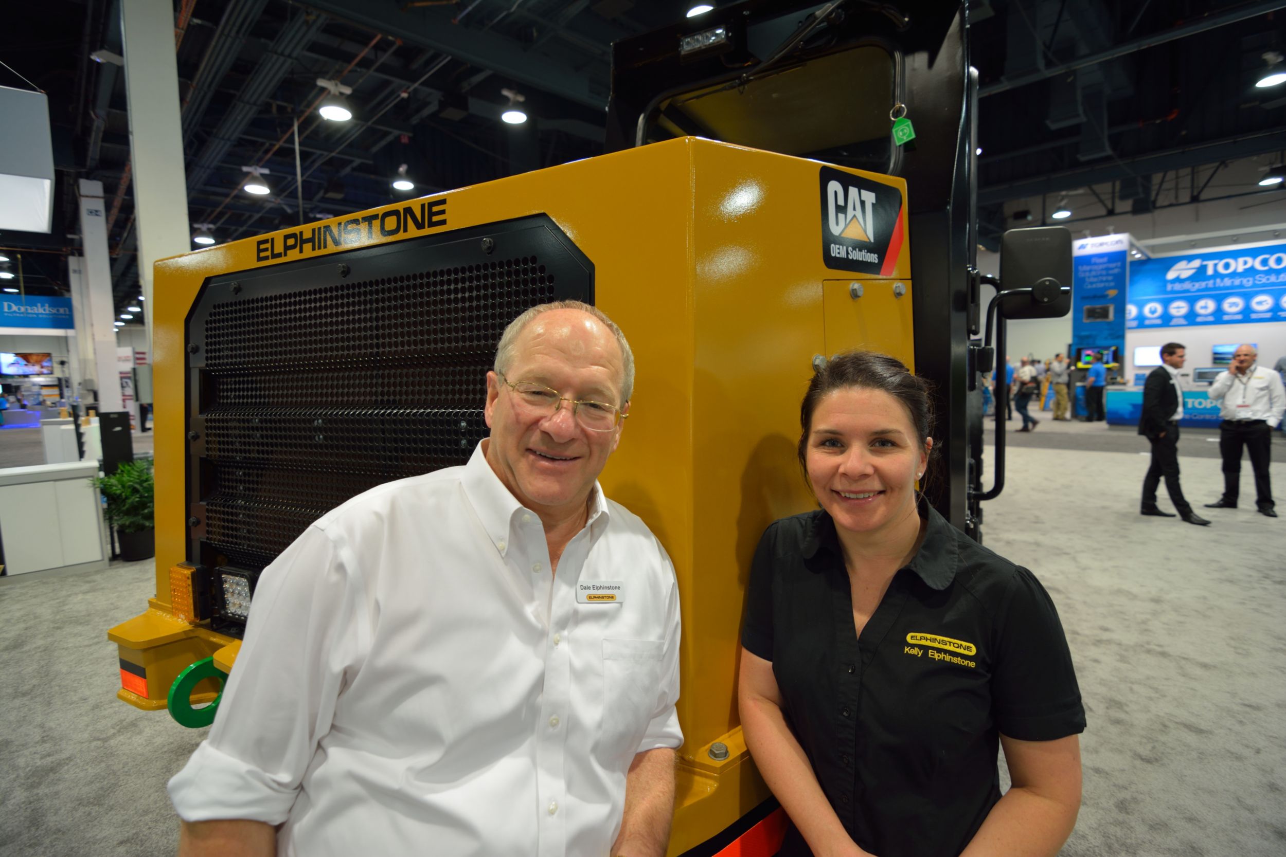 Dale and Kelly Elphinstone discussed the next generation of Elphinstone underground support vehicles and their relationship Caterpillar at MINExpo 2016.