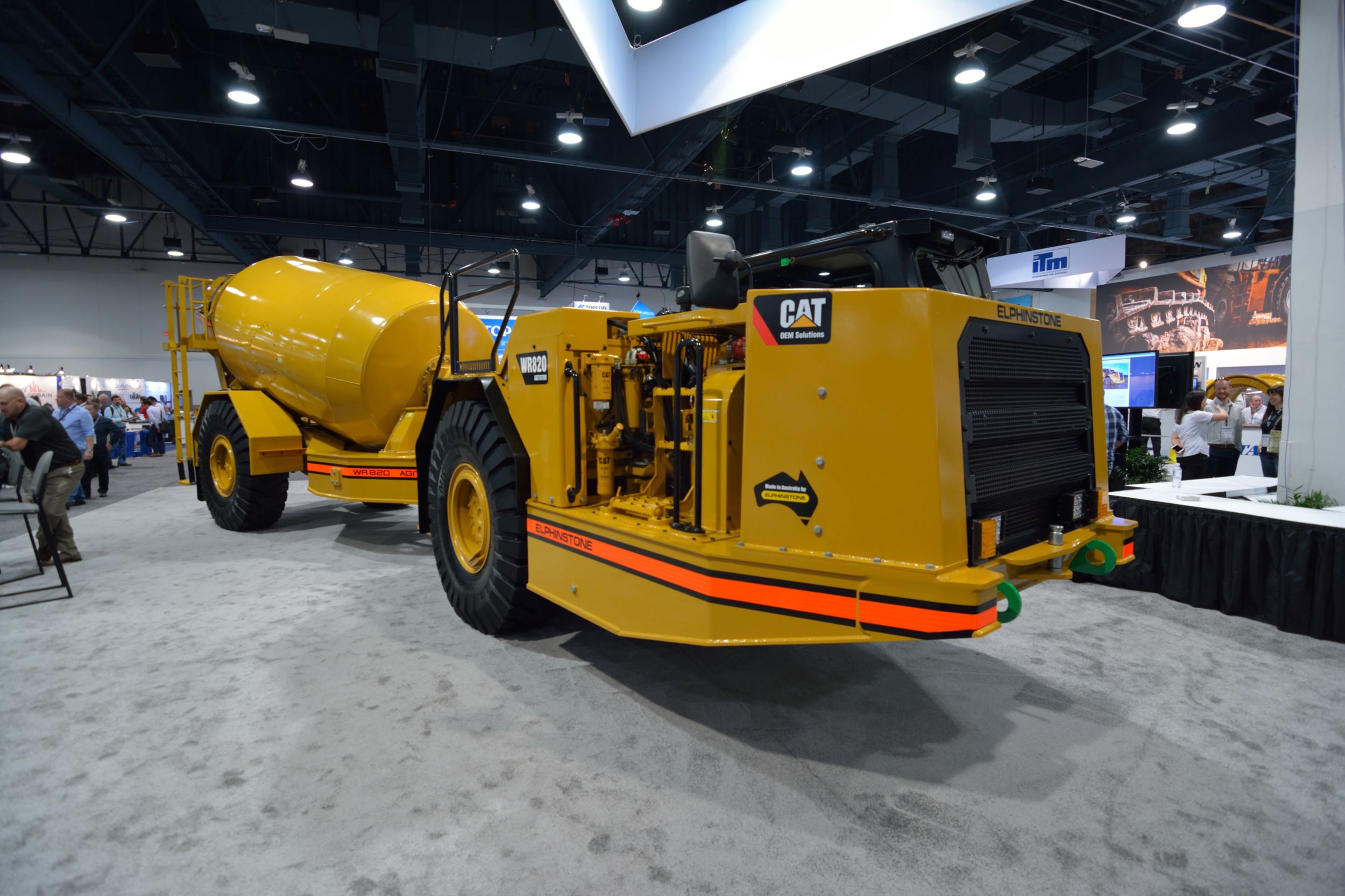 The Elphinstone WR820 Agitator Truck is a new ground-up design for customers who need high-volume and efficient concrete transport underground.