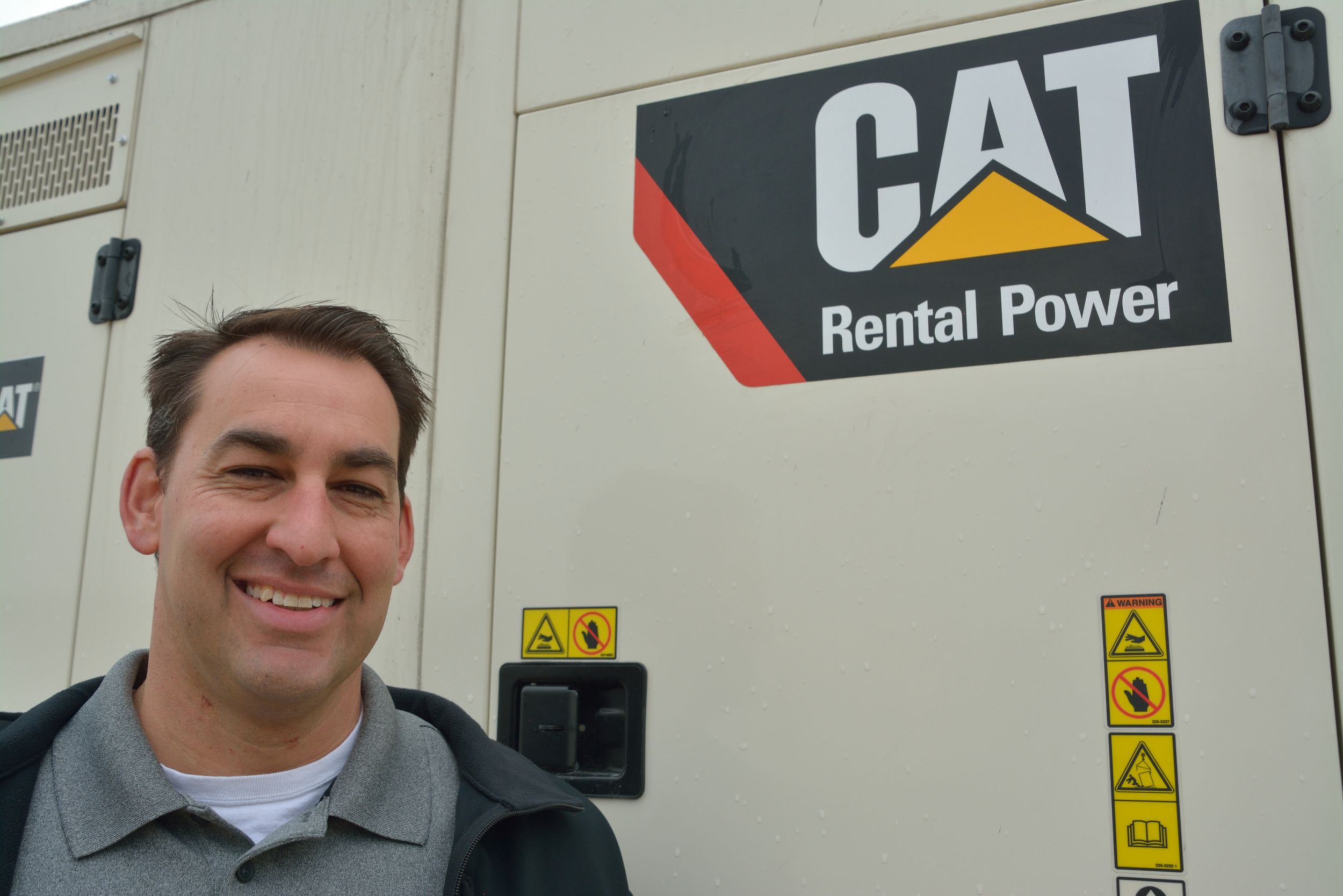 Scott Lundy, rental power manager for Cat dealer Gregory Poole in North Carolina, was on the phone for over two weeks providing more than 200 MW of rental power after Hurricane Matthew.