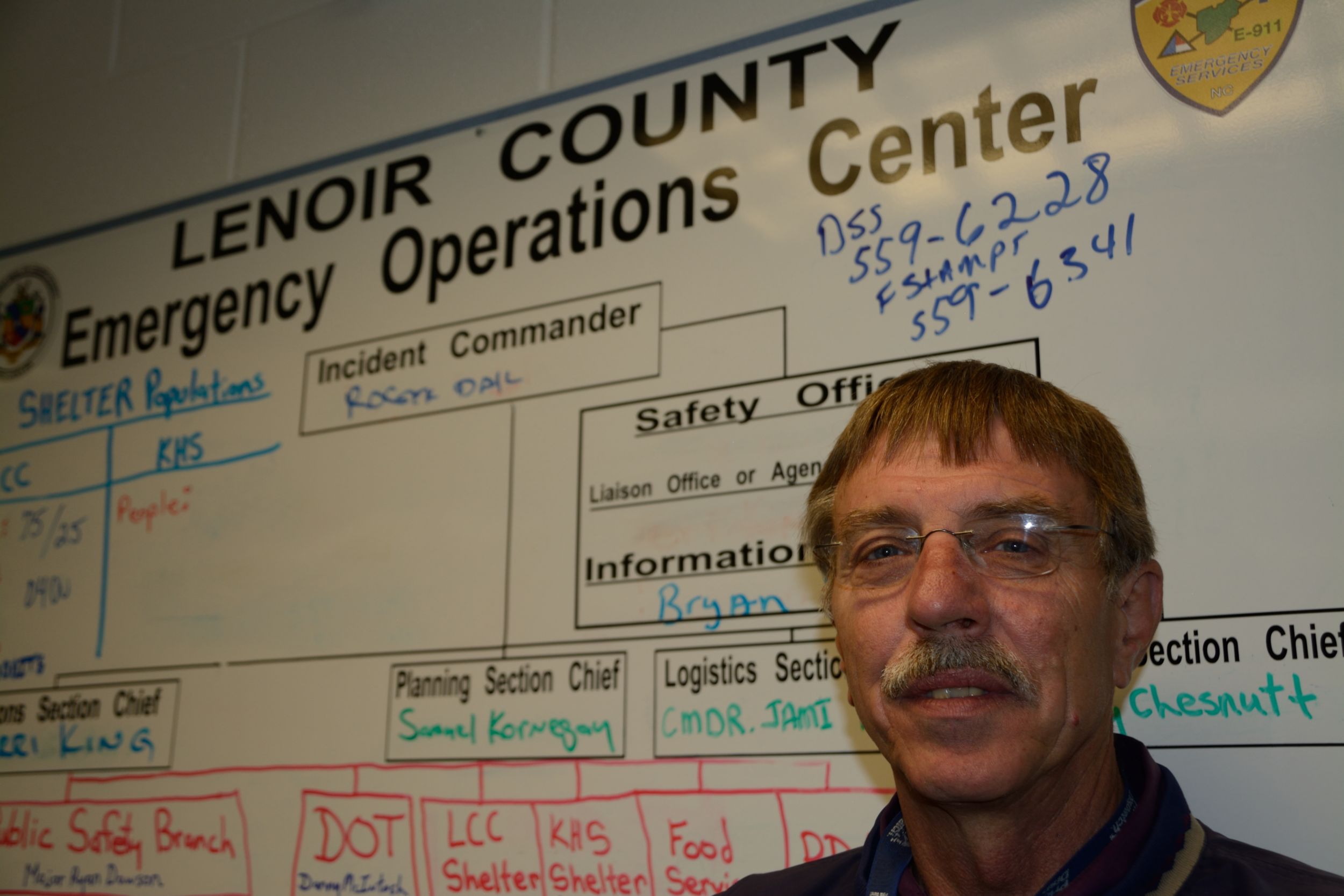 An emergency shelter set up at nearby Lenoir Community College hosted more than 300 people during and after the hurricane. “We could not have asked for a quicker response,” says Roger Dail, emergency services director for Lenoir County.