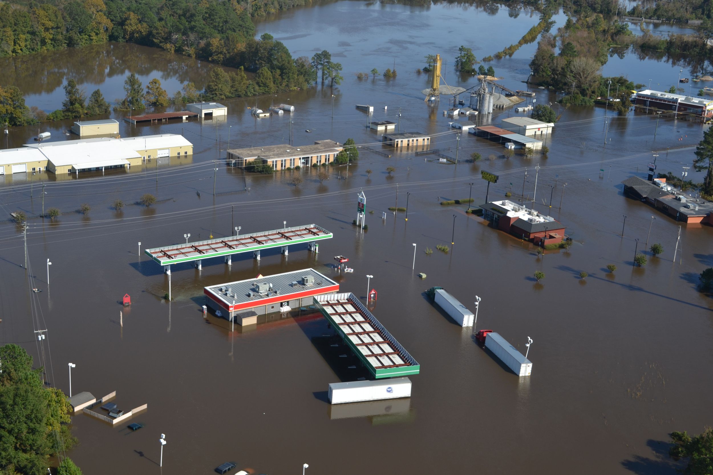 Hurricane Matthew hit the eastern half of North Carolina Oct. 7-10 with torrential rain and high winds.