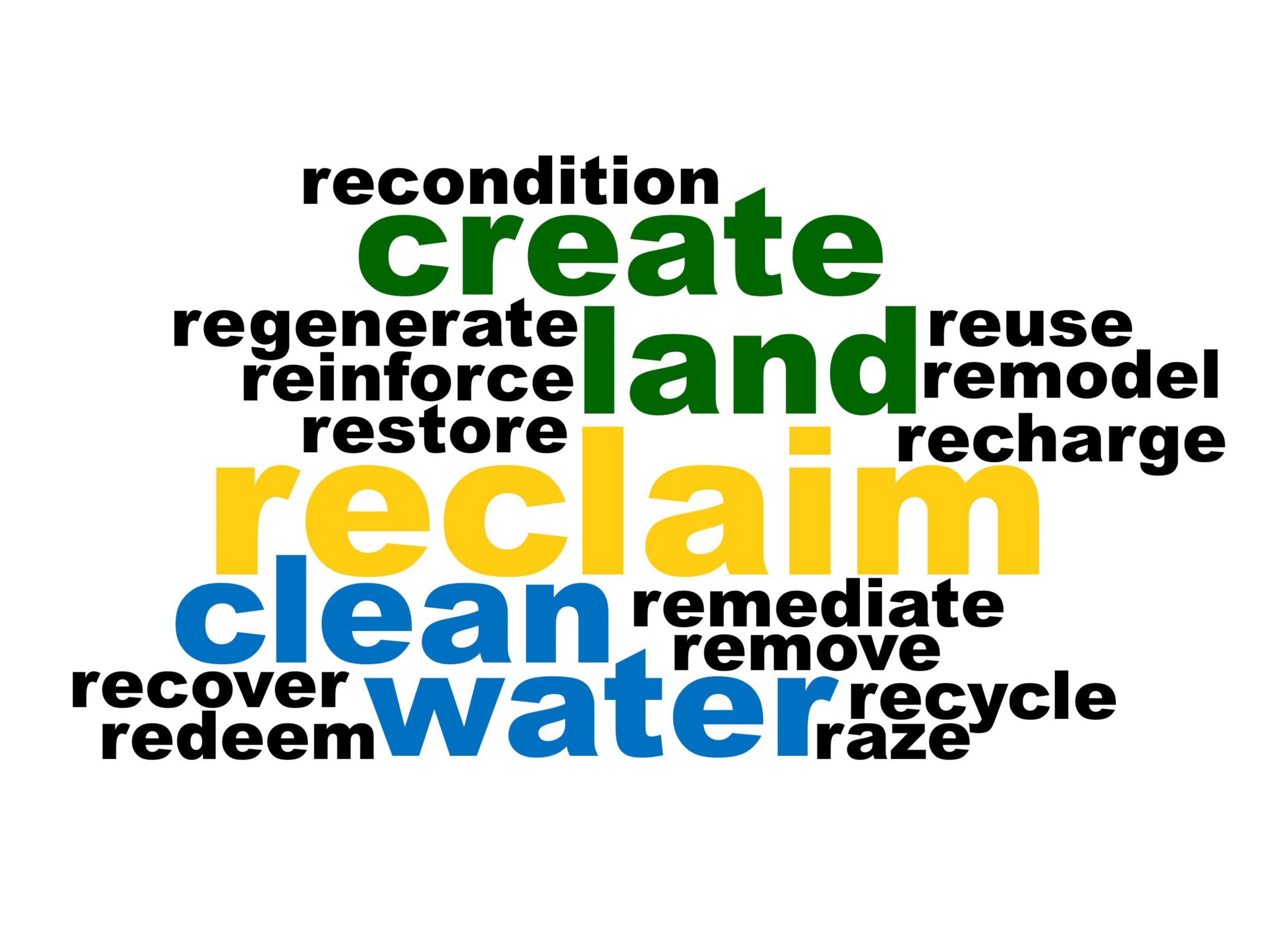 Reclamation Word Cloud