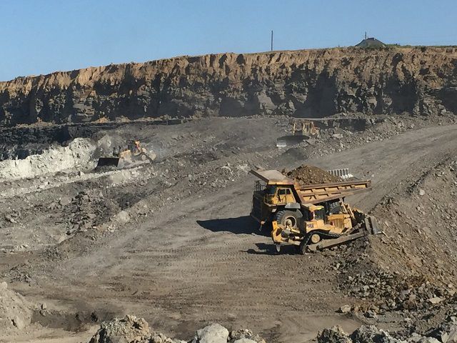 Cat® equipment at work at Eagle River Coal mine site.