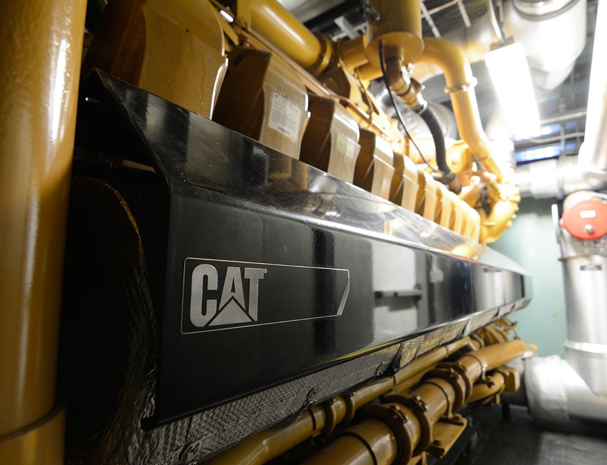 The biogas that results from the process is used to power two Cat G3520C generator sets that create about 3.2 MW of electricity.