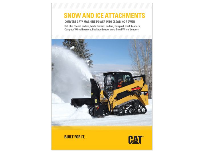 Cat Snow and Ice Attachment Options